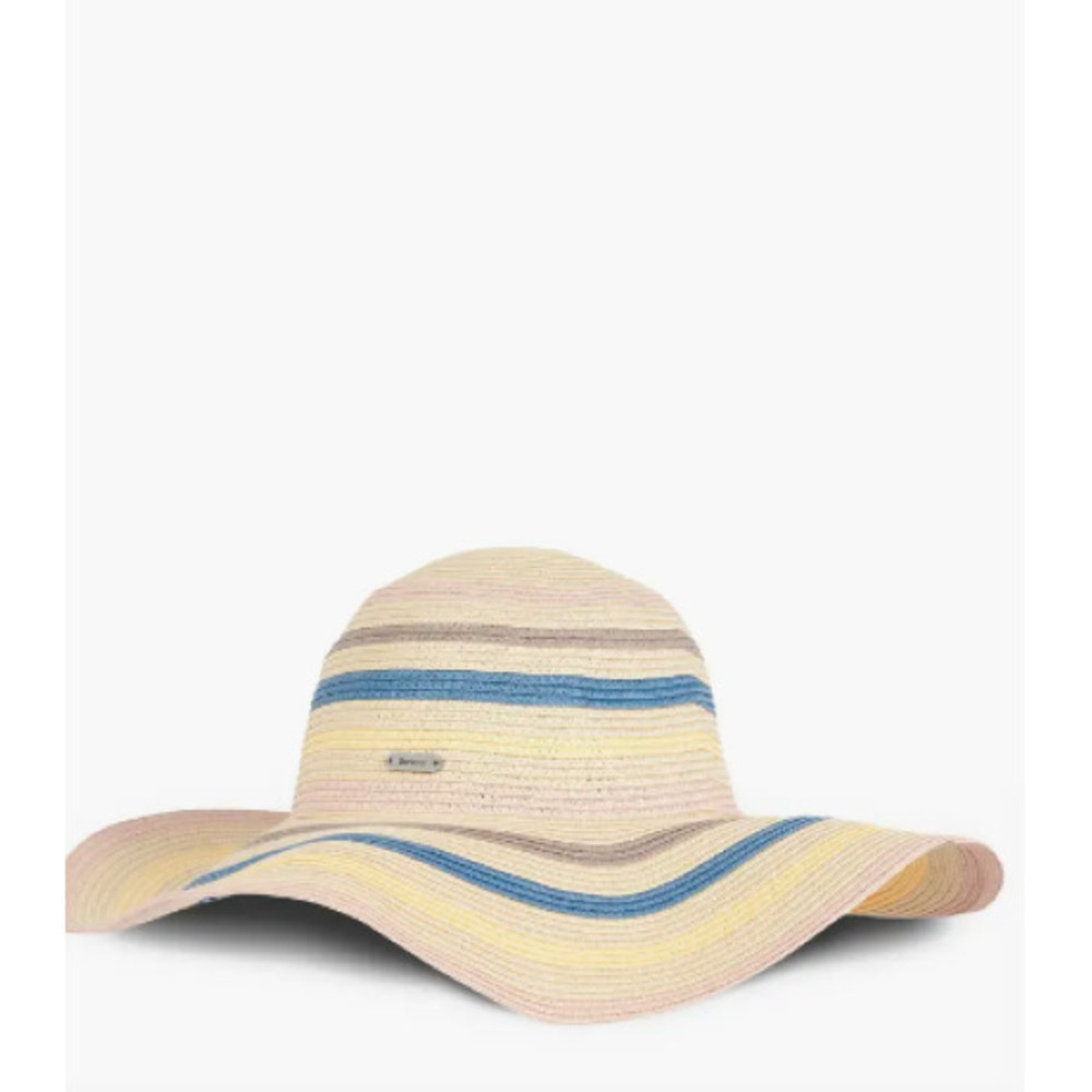 New with Tags Barbour Women's Astley Straw Sun Hat in Multi Size Small S - Picture 4 of 4